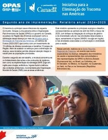 Iniciativa para a Eliminação do Tracoma nas Américas. Segundo ano de implementação: Relatório anual 2024–2025