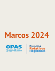 snippet of the cover apge with OPAS logo and Fondos rotatorios identity