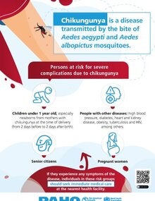 Poster (print): Persons at risk for severe complication due Chikunkunya