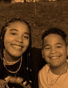 Rostros de niños de República Dominicana