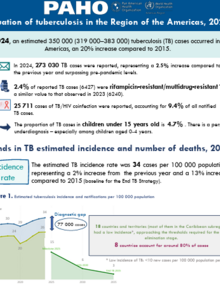 Situation of tuberculosis in the Region of the Americas, 2024