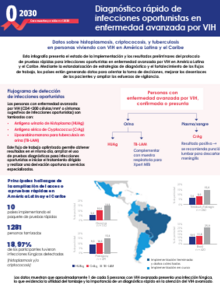 Diagnóstico rápido de infecciones oportunistas en enfermedad avanzada por VIH