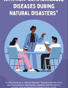 How civil society organizations can support people living with noncommunicable diseases during natural disasters