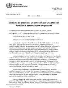Medicina de precisión: un camino hacia una atención dirigida, personalizada y equitativa