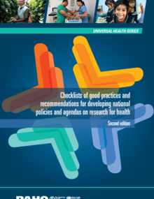 Checklists of good practices and recommendations for developing national policies and agendas on research for health. Second edition