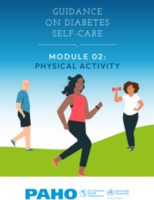 cover of Guidance on diabetes self-care. Module 02: physical activity