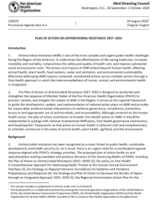 CD63/6 - Plan of Action on Antimicrobial Resistance 2027–2031
