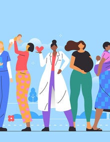 Working women, pregnant women and mothers