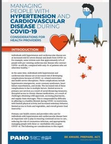 Managing People with Hypertension and Cardiovascular Disease during COVID-19: Considerations for Health Providers, 3 June 2020