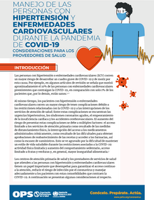 Manejo De Las Personas Con Hipertension Y Enfermedades Cardiovasculares Durante La Pandemia De Covid 19 3 De Junio Del 2020