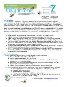Factsheet: Malaria
