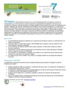 Hojas Informativas: Enfermedad de Chagas