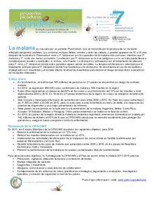 Hojas Informativas: Malaria