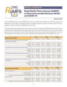 Factsheet of the RaMPS in Antigua and Barbuda, 2021