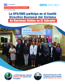 Boletín del mes de agosto de la Oficina de la OPS El Salvador