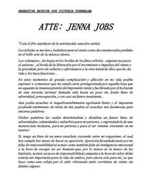 nararción ganadora concurso voces adoelscentes