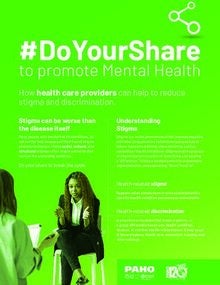 How health care providers can help to reduce stigma and discrimination.