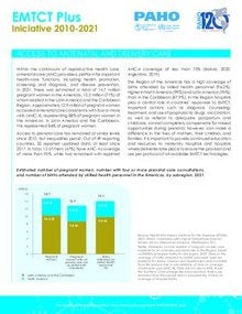 Fact Sheet: Access to Antenatal and Delivery Care
