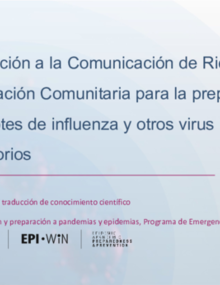 Presentation-Introduction to Risk Communication for preparing for outbreaks of influenza and other respiratory viruses