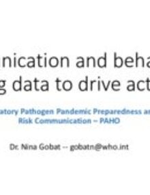 Communications and behaviour