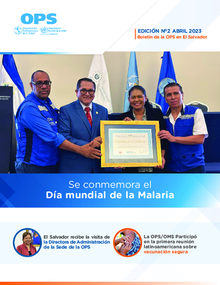 Boletín del mes de abril 2023 de la Oficina OPS El Salvador
