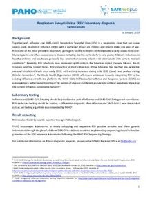 Respiratory Syncytial Virus (RSV) laboratory diagnosis Technical note