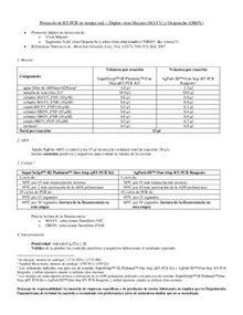 real-time rt-pcr protocolo - Mayaro 