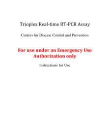  trioplex real-time rt-pcr Assay