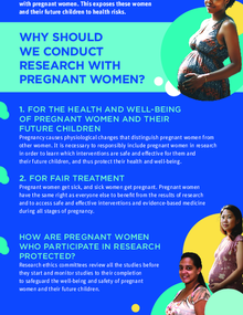 Why should we conduct research with pregnant women?