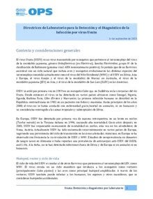 Directrices de Laboratorio para la Detección y el Diagnóstico de la Infección por virus Usutu