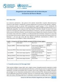 Diagnóstico por laboratorio de la infección por  Arenavirus del Nuevo Mundo 