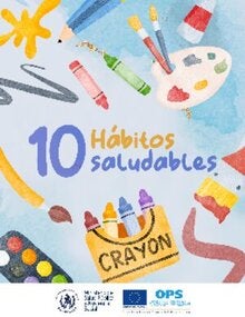 libro para colorear "10 hábitos saludables"