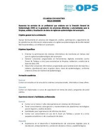 REQ25-00008396 Profesional para limpieza, análisis y visualización de datos