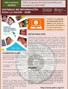 IS4H y la Agenda de Salud sostenible para las Américas 