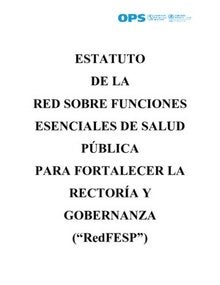 Documento oficial que regula el funcionamiento, estructura y principios de la RedFESP.