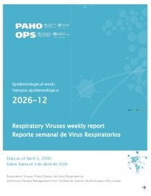 PAHO Regional Update, Influenza and Other Respiratory Viruses. Epidemiological Week 12 (3 April 2026)