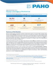 Situation Report #14: Measles in the Americas Region. 