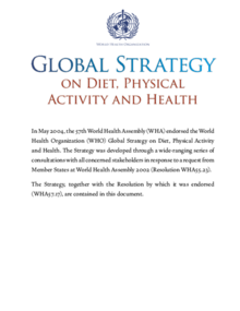 who global strategy on diet and physical activity