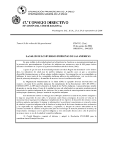 Cuerpos Directivos  OPS/OMS  Organización Panamericana 