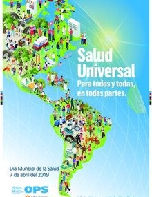 Póster - Salud Universal: Para todos y todas, en todas partes (Español)