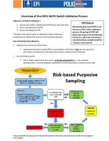 Overview of the tOPV-bOPV Switch Validation Process - PAHO/WHO | Pan ...
