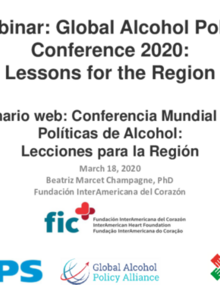 Presentation: Global Alcohol Policy Conference 2020: Lessons for the Region - Beatriz Champagne