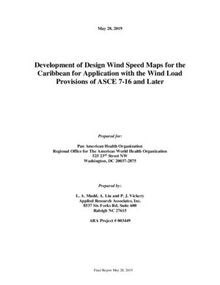 Development of Design Wind Speed Maps for the Caribbean for Application with the Wind Load Provisions of ASCE 7 and later