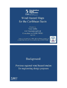Wind Hazard Maps for the Caribbean Basin