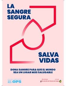 Afiche Día Mundial del Donante de Sangre