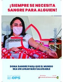 Afiche Día Mundial del Donante de Sangre