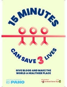 Poster World Blood Donor Day 2020