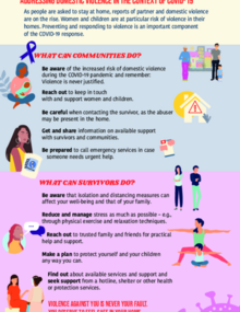 violence covid domestic paho infographic prevention jun health