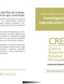 Centro colaborador de OPS/OMS en Investigación en reproducción humana