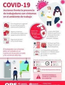 Covid 19 - Acciones frente la presencia de trabajadores con síntomas en el ambiente de trabajo